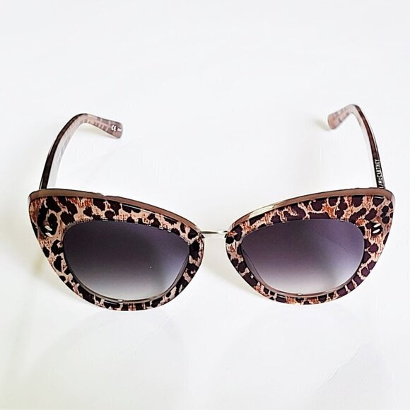 NWT Stella McCartney Authentic Cat Eye Leopard Print Sunglasses - Picture 3 of 11